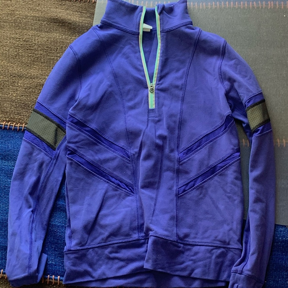 Blue/Purple Three Quarter Zip